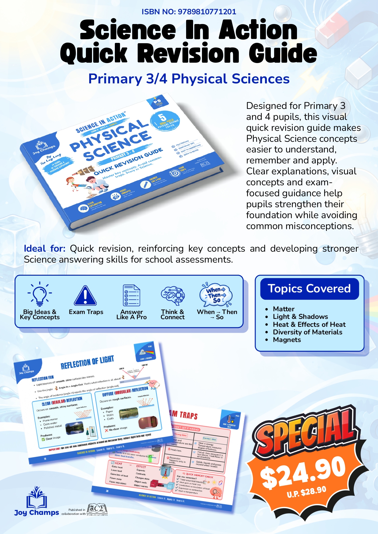 P3 - P4 Physical Science - Science In Action (Quick Revision Guide) – Image 1