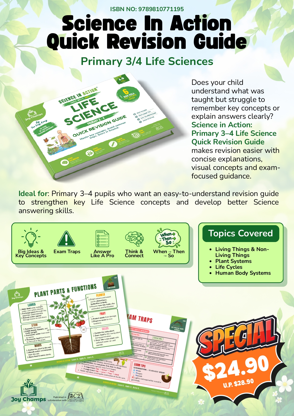 P3 - P4 Life Science - Science In Action (Quick Revision Guide) – Image 1