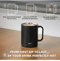 Cera+ Smart Mug – Taza Inteligente con Temperatura Controlada 14 oz – Negro