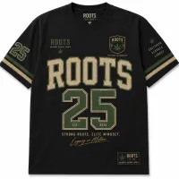 Vintage varsity cannabis tee – Image 1