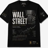 Streetwear finance-inspired graphic tee – Image 1