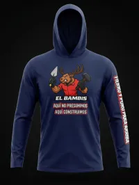 Playera Azul El Bambis Construction – Image 1