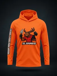 Playera Naranja El Bambis Construction – Imagen 1