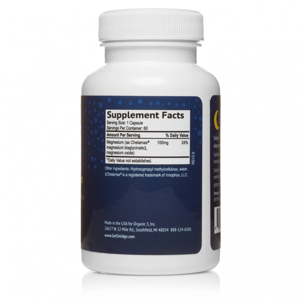 Smidge Evening Magnesium 60 capsules – Image 6