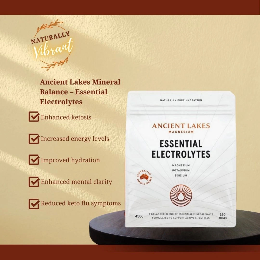 Ancient lakes Mineral Balance - Essential Electrolytes 450g – Image 1