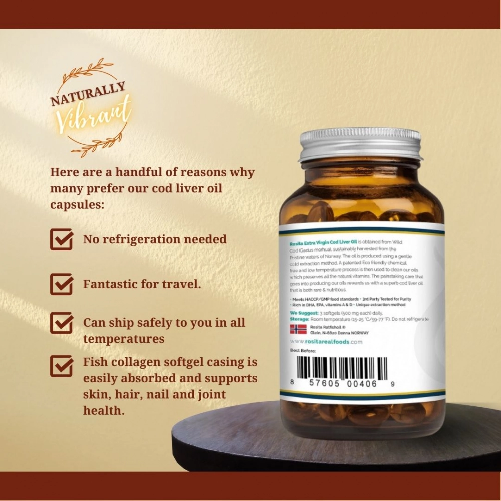 Rosita s cod liver oil Capsules – Image 3
