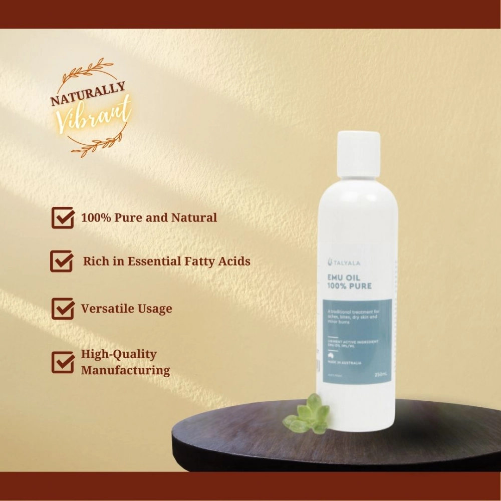 Talyala Pure Emu Oil 250ml – Image 1