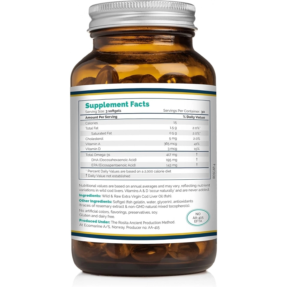 Rosita s cod liver oil Capsules – Image 5