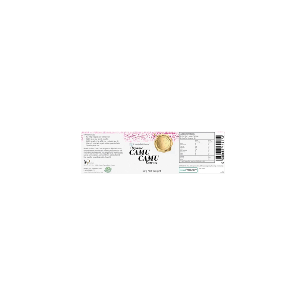Miracle Products Camu Camu 50g – Image 3