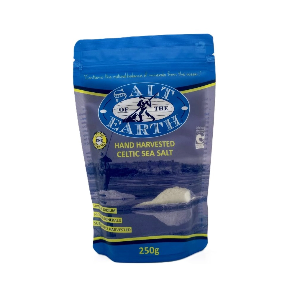 Salt of the Earth Hand Harvested Celtic Sea Salt (Fine, 250g) – Image 3