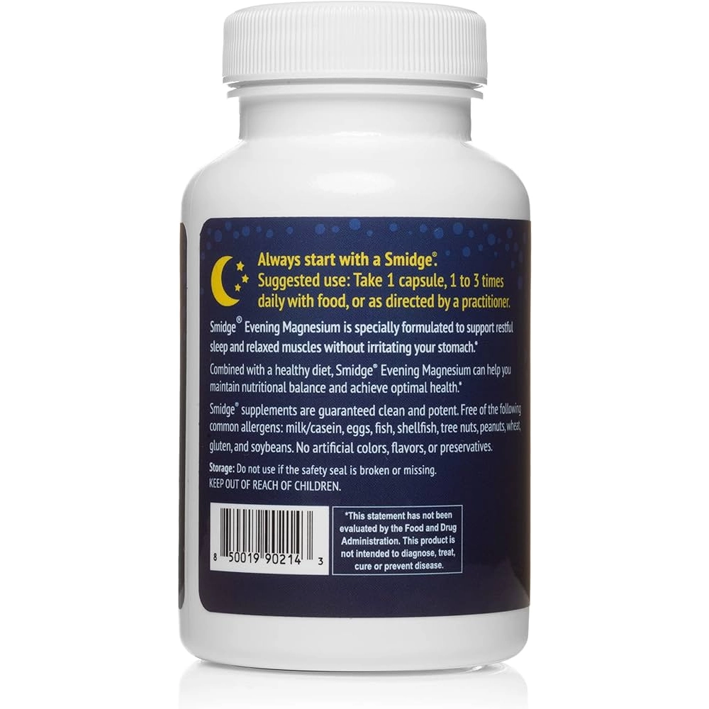 Smidge Evening Magnesium 60 capsules – Image 5