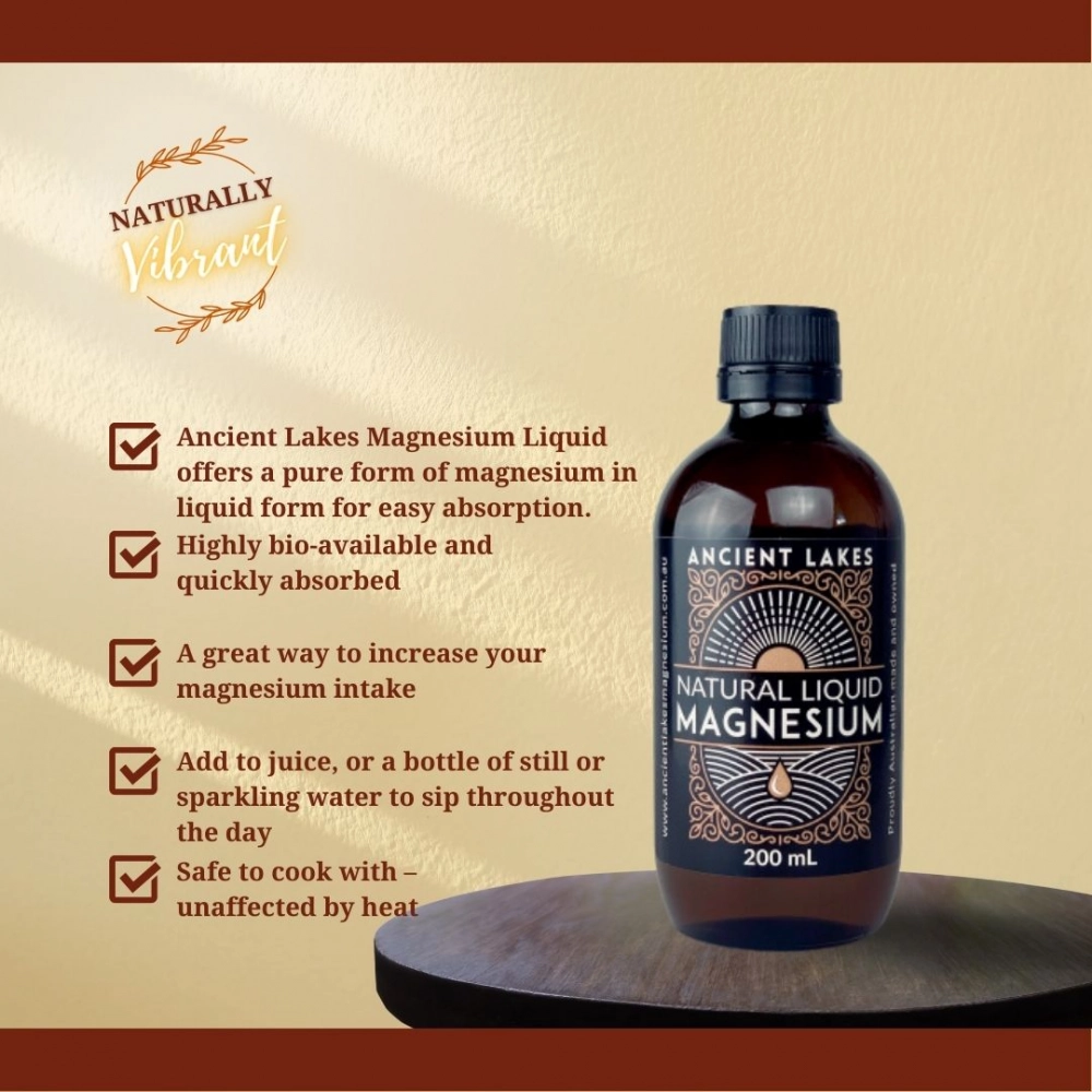 Ancient Lakes Magnesium Liquid 200ml – Image 1