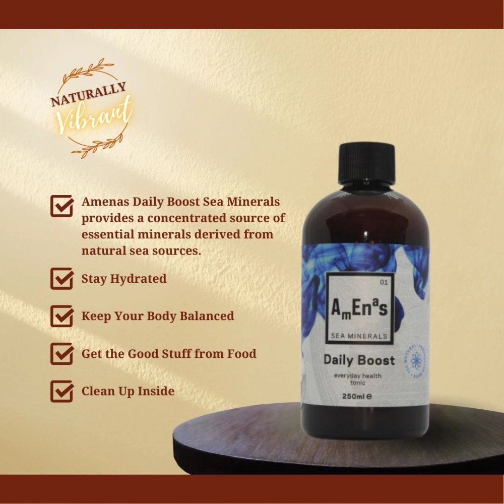 Sea Minerals Plain 150ml Same as Amena s Daily Boost | Ionic Mineral Blend – Image 3