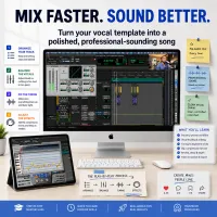 Mix Faster. Sound Better:4 Quick Steps to Turn Your Vocal Template Into a Polished, Professional-Sounding Song. – Image 1