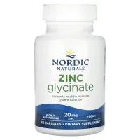 Nordic Naturals Zinc Glycinate - 60 Capsules – Image 1