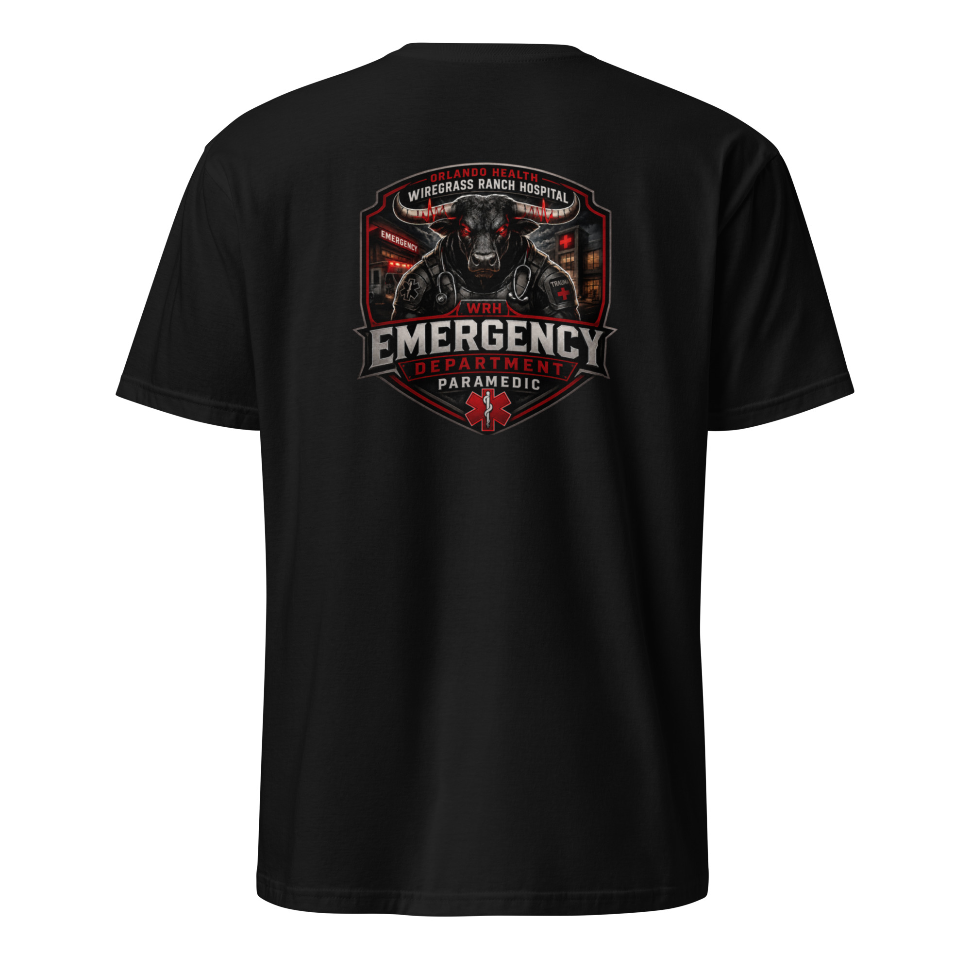 WRH ED Paramedic Tee (Black) – Image 2