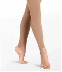 Tan Footless Tights – XSC (Extra Small Child 4/5), Lt. Suntan