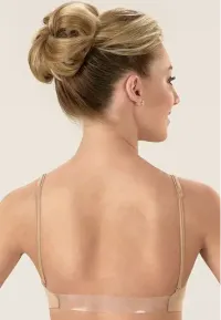 Clear back bra – Small, Mocha