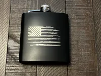 Laser Engraved 2A Stainless Steel Flasks – Image 3