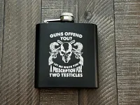Laser Engraved 2A Stainless Steel Flasks – Image 5