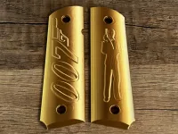 James Bond 1911 Pistol Grips Kimber Colt Rock Island Springfield – Image 2