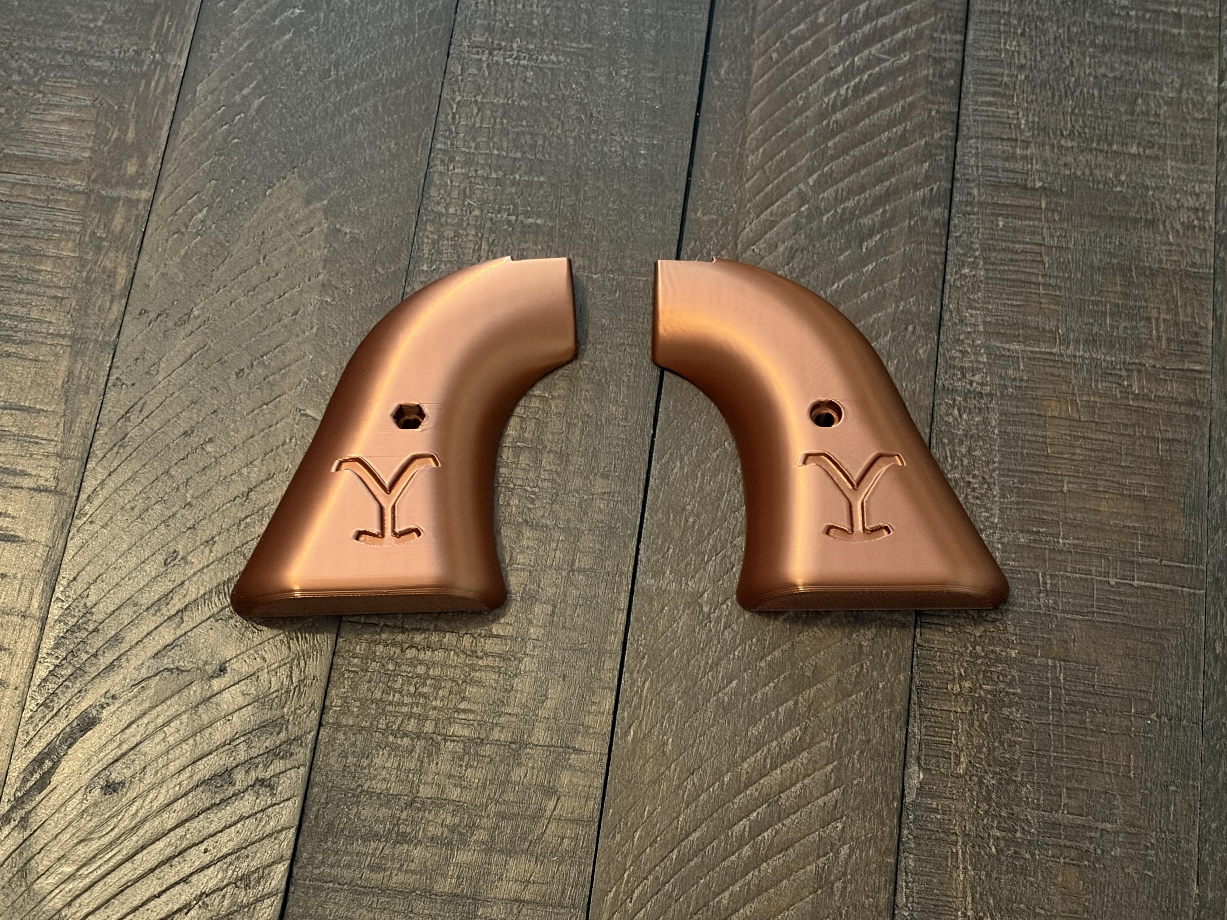 Custom Rough Rider Grips Yellowstone Theme – Image 7