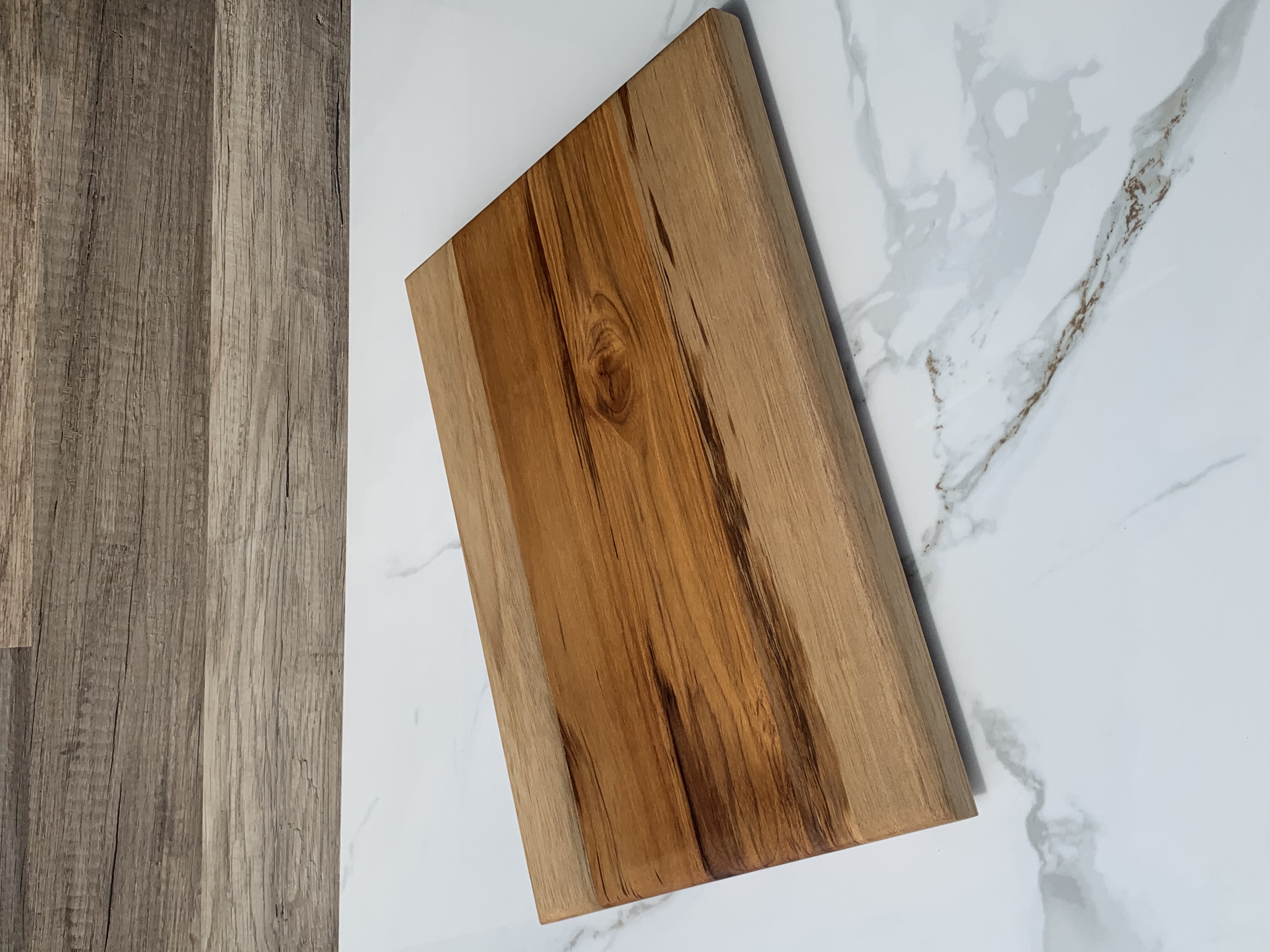 Handmade Solid Teak Wood Cutting Board – Image 1