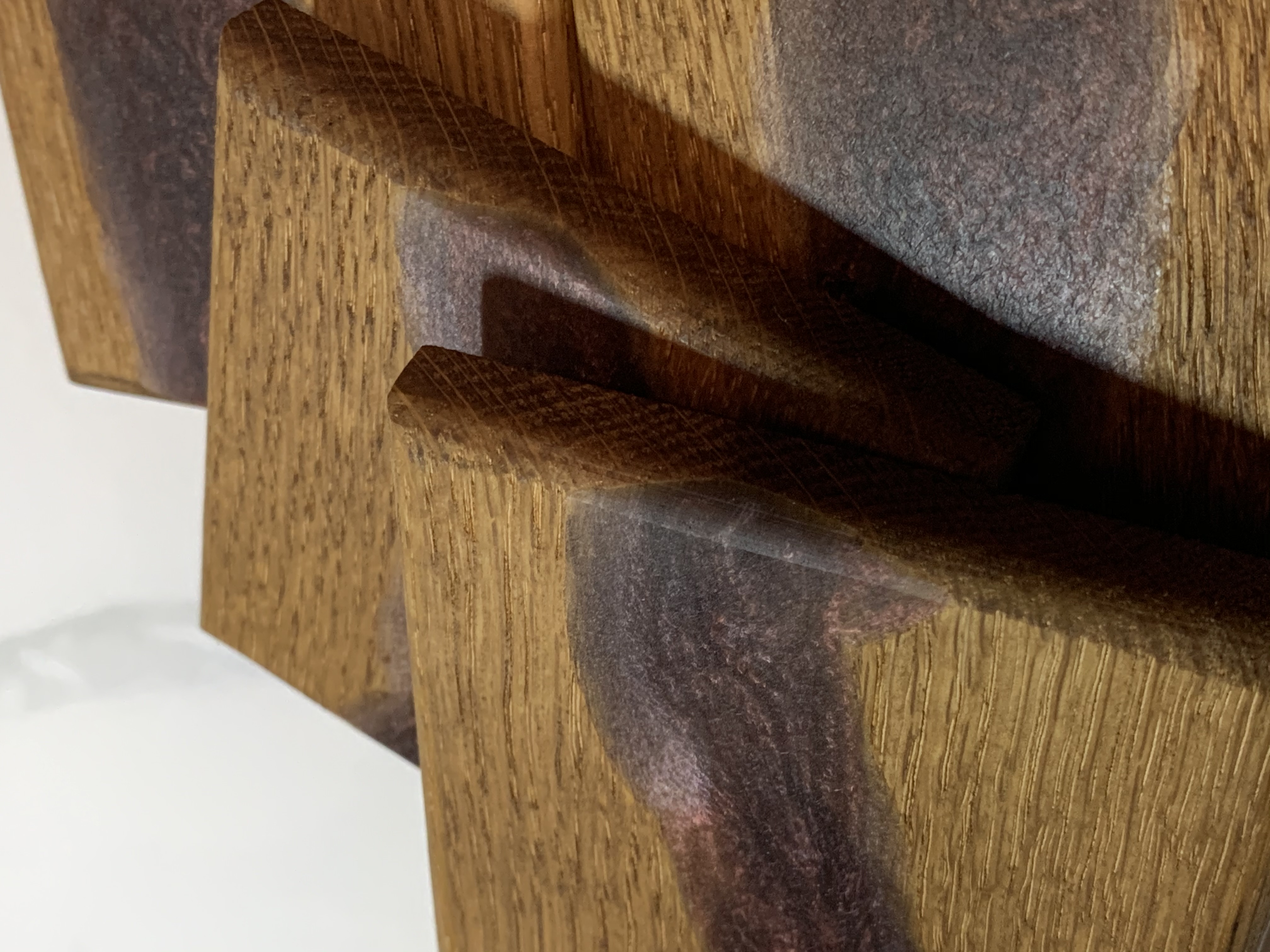 Dark Ruby - Custom Oak Wood Coasters with Resin – Image 3