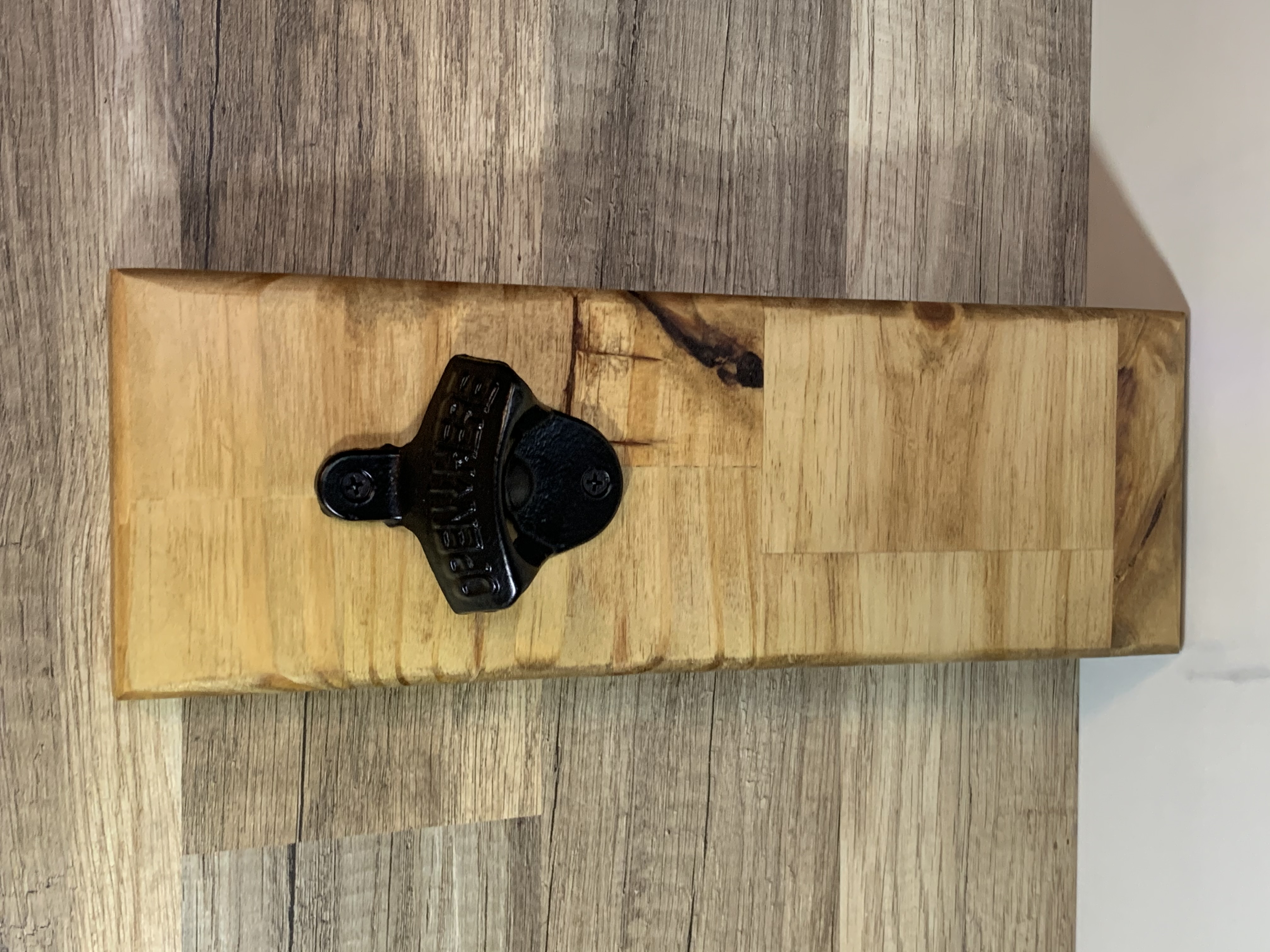 Handmade Wooden Wall Bottle Opener – Image 6