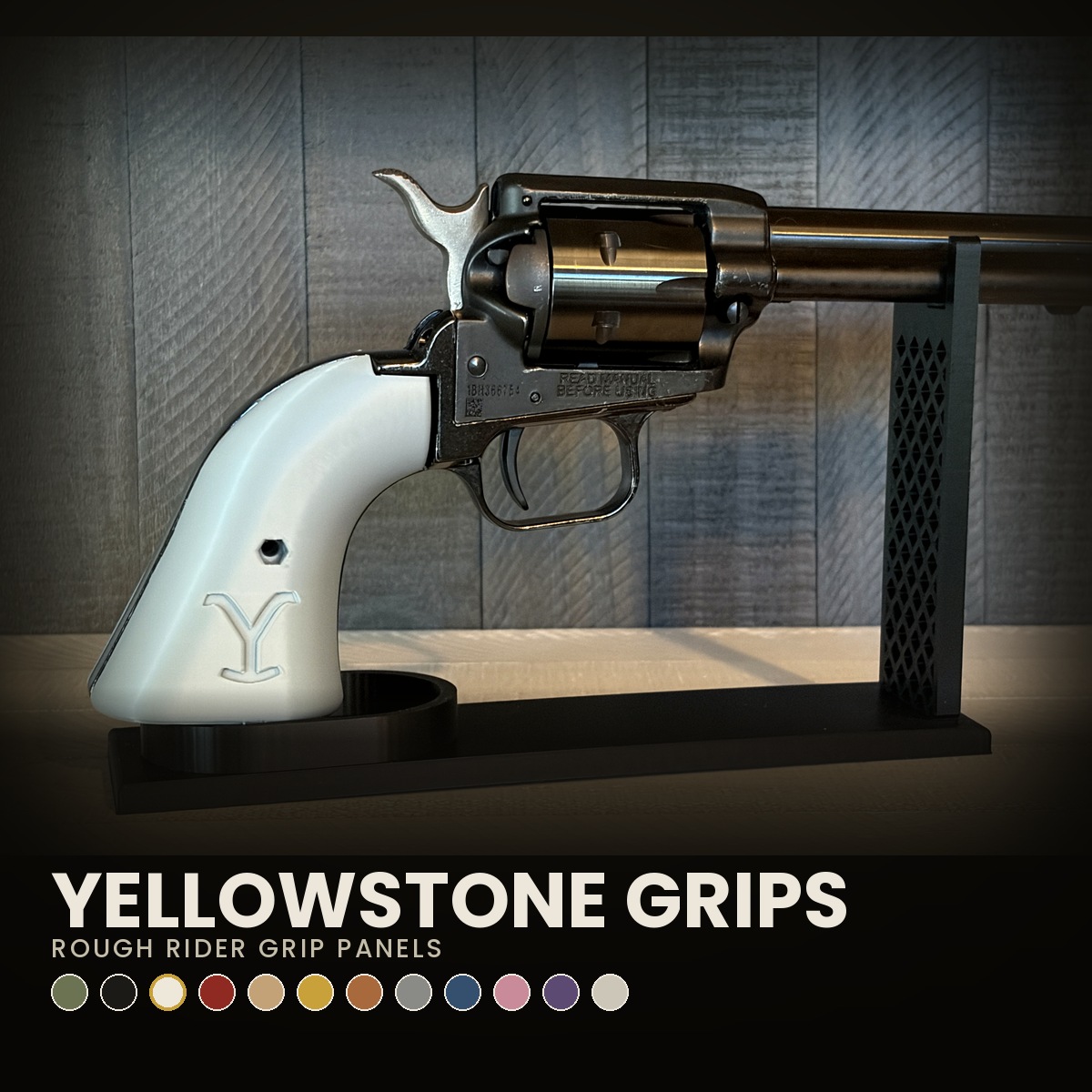 Custom Rough Rider Grips Yellowstone Theme – Image 1