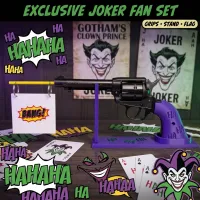 Joker Inspired Rough Rider Grips & Display Stand Set – Image 1
