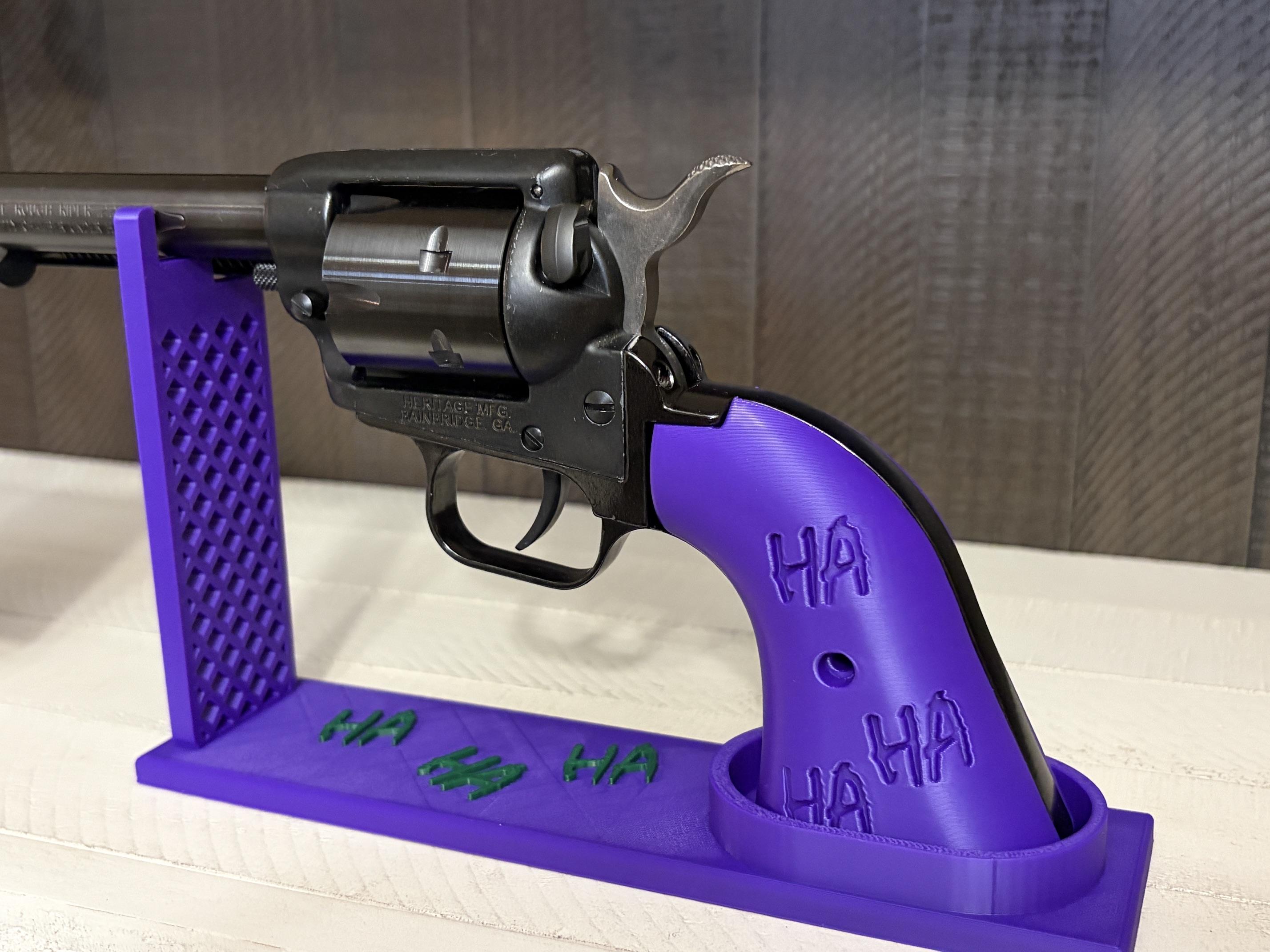 Joker Inspired Rough Rider Grips & Display Stand Set – Image 2