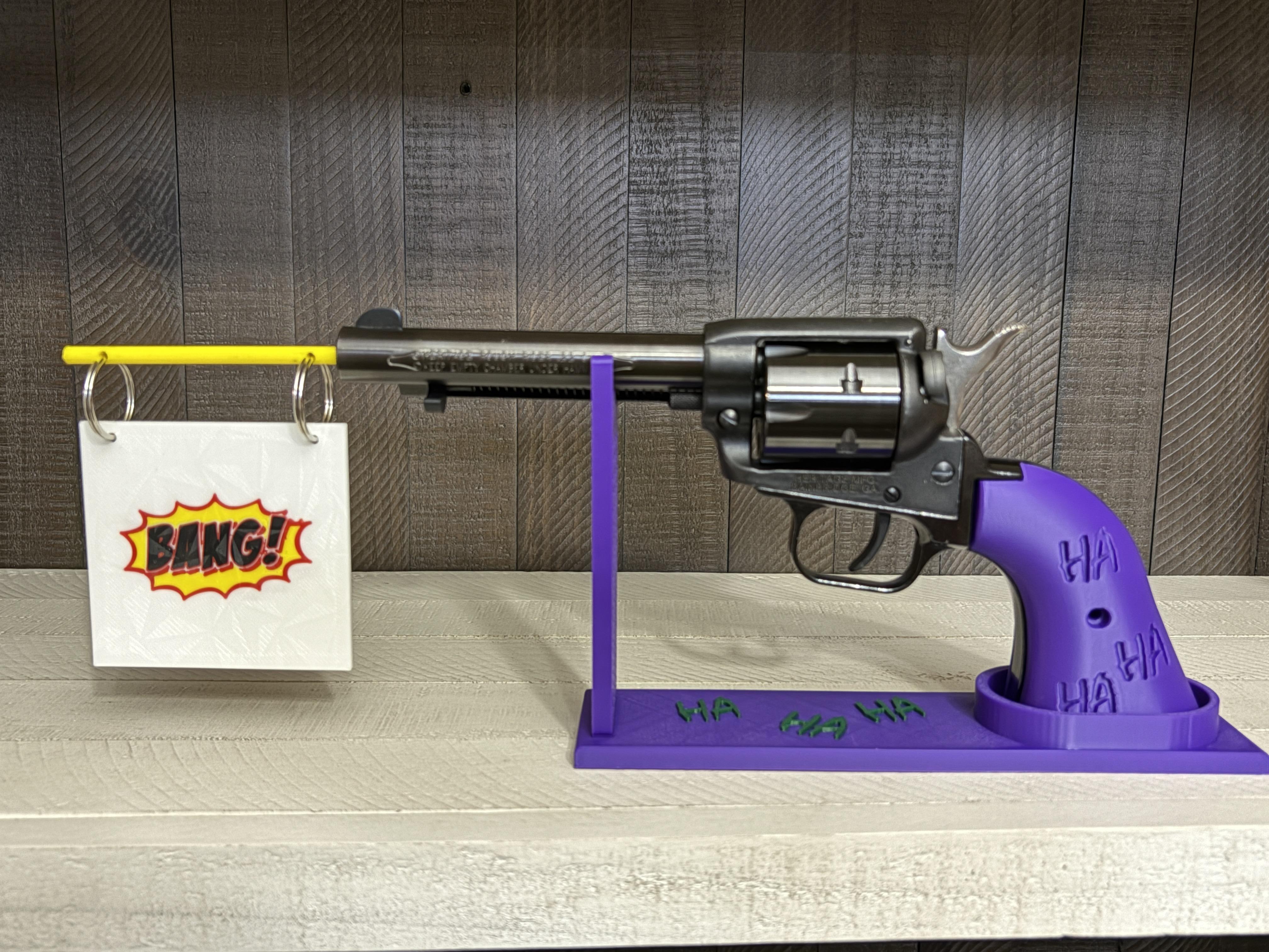 Joker Inspired Rough Rider Grips & Display Stand Set – Image 3