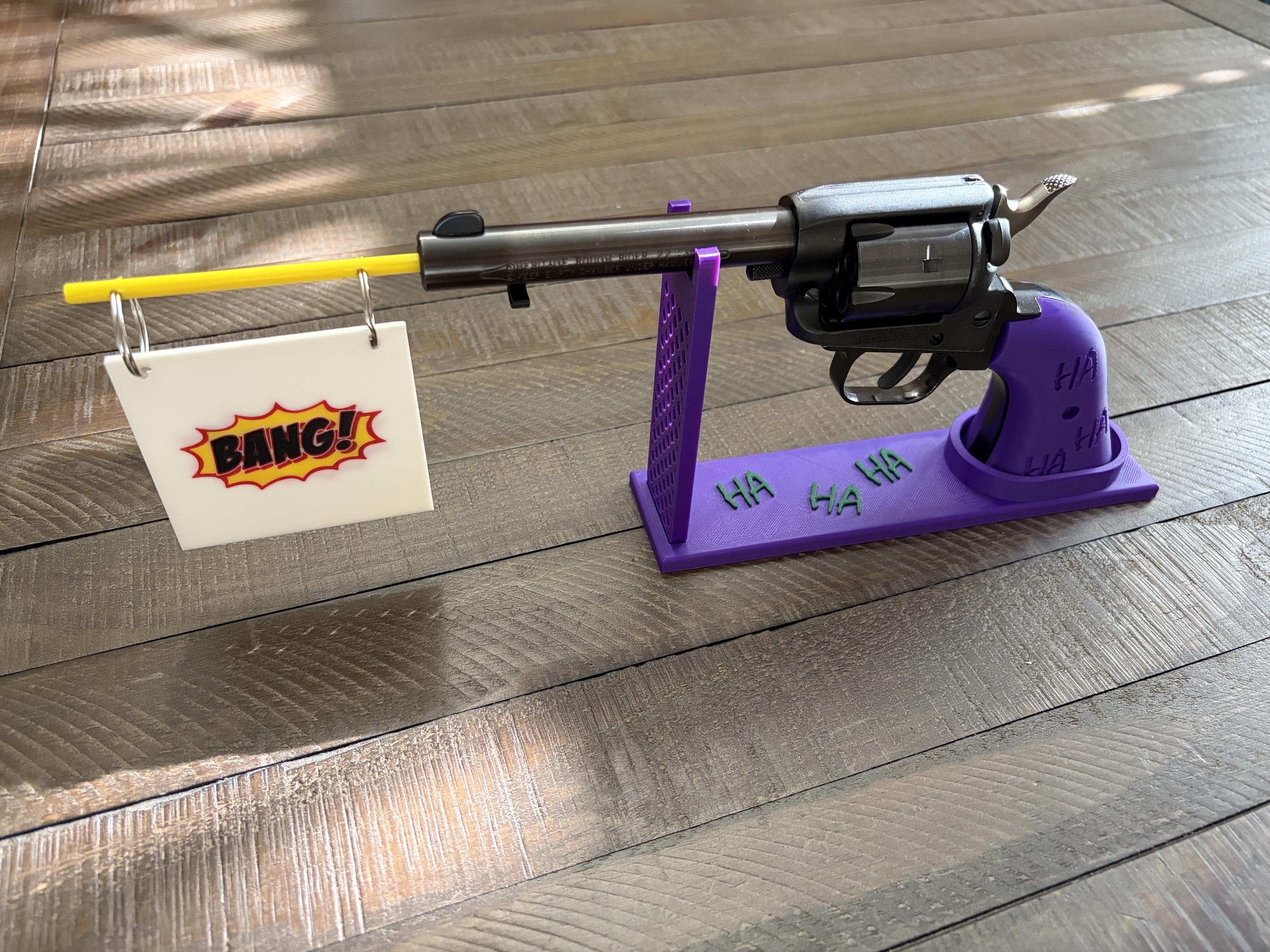 Joker Inspired Rough Rider Grips & Display Stand Set – Image 5