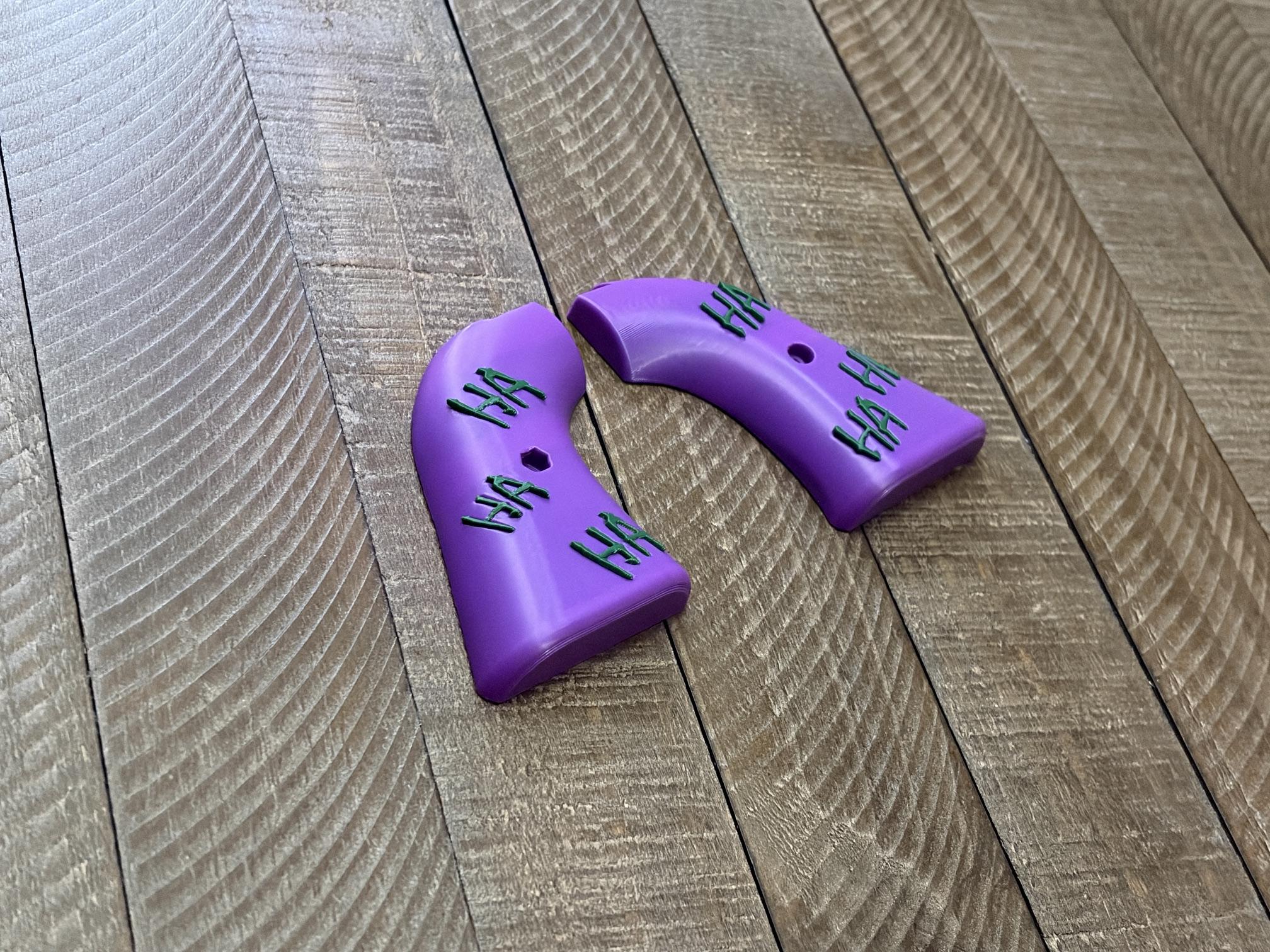 Joker Inspired Rough Rider Grips & Display Stand Set – Image 7