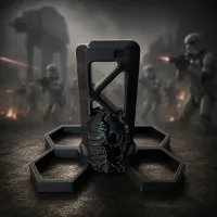Stormtrooper Mask Skull AR15 Rifle Stand – Image 1
