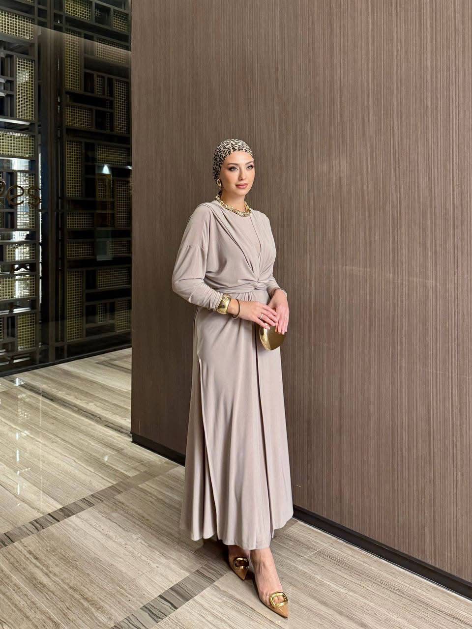 Wrap over Luxe crossover dress – Image 2