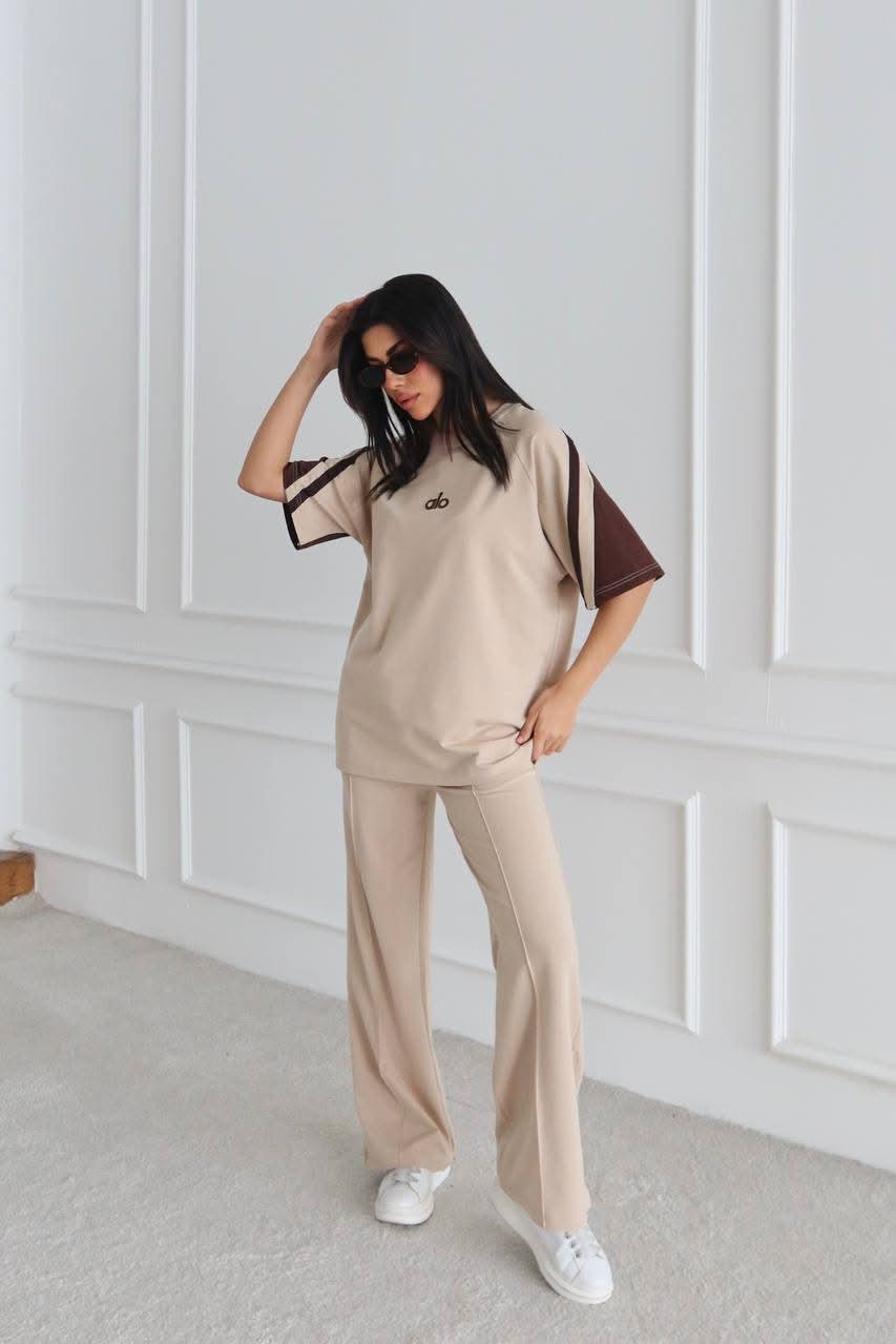 Alo colorblock set- Nude – Image 2