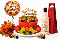 Happy thanksgiving fruit cake – Image 1