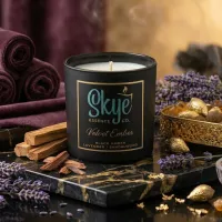 Velvet Ember 3-Wick Candle — Hand-Poured Premium Scent – Image 1