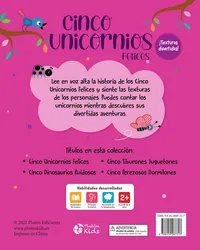 Cinco Unicornios Felices - ¡Texturas divertidas! Autor: Varios autores – Image 3