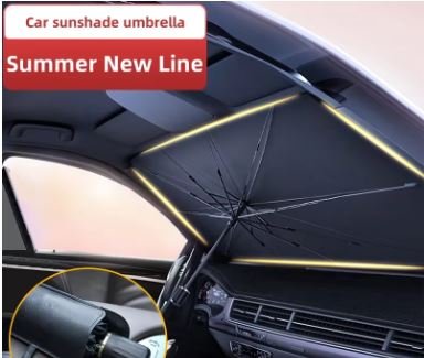 Foldable windshield umbrella shade – Image 5