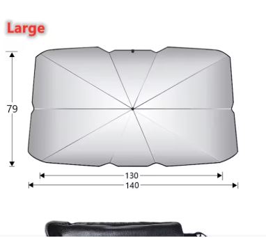 Foldable windshield umbrella shade – Image 7