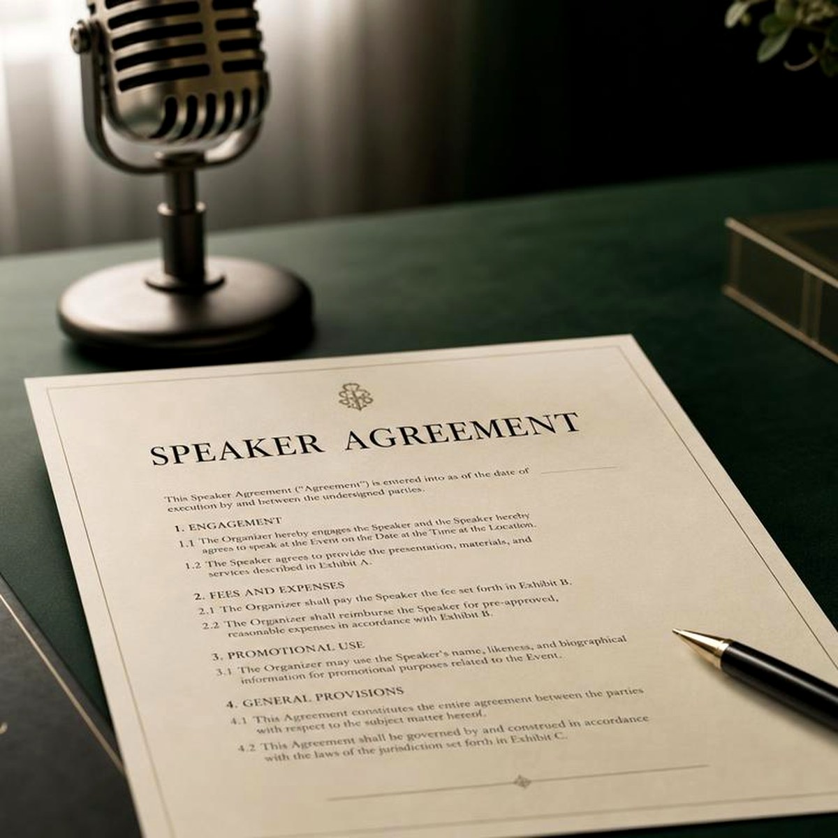 Speaker Agreement – Image 1