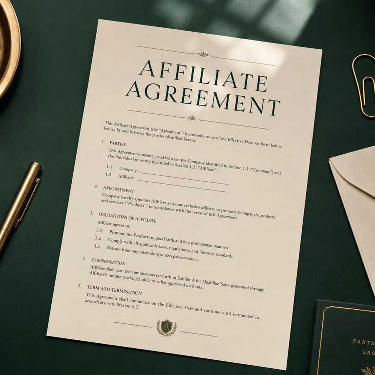 Affiliate Agreement – Image 1