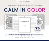 Calm in Color: A Neuroplasticity-Inspired Mandala Coloring Book for Stress Relief – Image 5