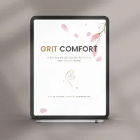 Grit Comfort : A 30-Day Digital Fillable PDF Journal for Stress and Anxiety Relief – Image 5
