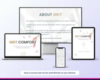 Grit Comfort 30-Day Digital Journal: Guided Reflection for Calm & Resilience (PDF) – Image 2