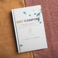 Grit Comfort Journal (Silent Whisper Theme): 90-Day Guided Reflections for Resilience & Calm – Image 1