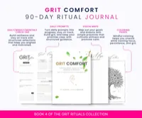 Grit Comfort Journal (Blossom Breeze Theme): 90-Day Guided Reflections for Resilience & Calm – Image 7